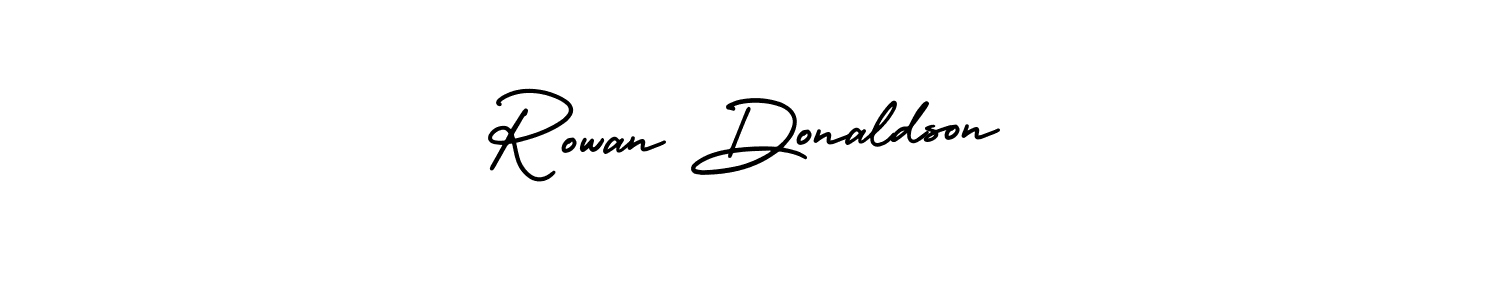 Best and Professional Signature Style for Rowan Donaldson. AmerikaSignatureDemo-Regular Best Signature Style Collection. Rowan Donaldson signature style 3 images and pictures png