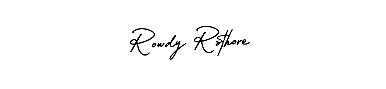 Create a beautiful signature design for name Rowdy Rsthore. With this signature (AmerikaSignatureDemo-Regular) fonts, you can make a handwritten signature for free. Rowdy Rsthore signature style 3 images and pictures png