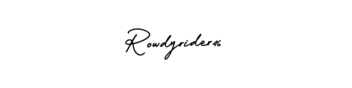 Also we have Rowdyrider46 name is the best signature style. Create professional handwritten signature collection using AmerikaSignatureDemo-Regular autograph style. Rowdyrider46 signature style 3 images and pictures png