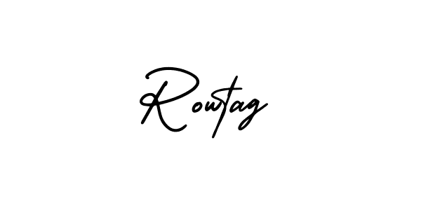 You can use this online signature creator to create a handwritten signature for the name Rowtag. This is the best online autograph maker. Rowtag signature style 3 images and pictures png