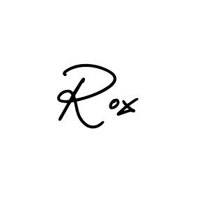 Make a beautiful signature design for name Rox. With this signature (AmerikaSignatureDemo-Regular) style, you can create a handwritten signature for free. Rox signature style 3 images and pictures png