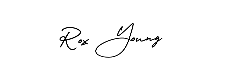 Once you've used our free online signature maker to create your best signature AmerikaSignatureDemo-Regular style, it's time to enjoy all of the benefits that Rox Young name signing documents. Rox Young signature style 3 images and pictures png