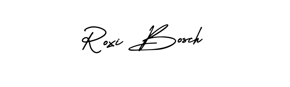 AmerikaSignatureDemo-Regular is a professional signature style that is perfect for those who want to add a touch of class to their signature. It is also a great choice for those who want to make their signature more unique. Get Roxi Bosch name to fancy signature for free. Roxi Bosch signature style 3 images and pictures png