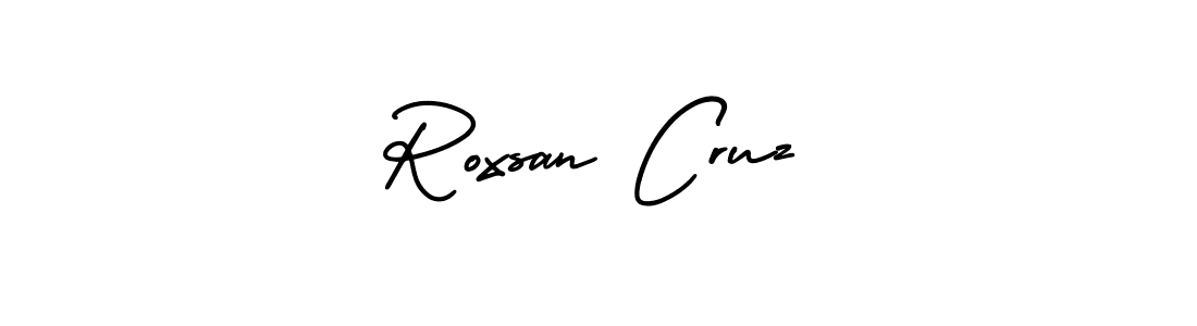 Make a beautiful signature design for name Roxsan Cruz. Use this online signature maker to create a handwritten signature for free. Roxsan Cruz signature style 3 images and pictures png