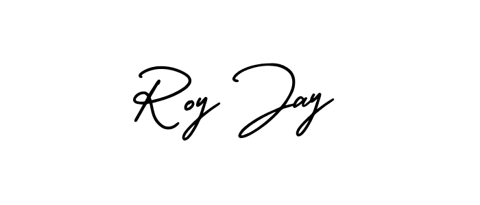 How to Draw Roy Jay signature style? AmerikaSignatureDemo-Regular is a latest design signature styles for name Roy Jay. Roy Jay signature style 3 images and pictures png