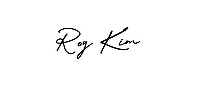 How to make Roy Kim signature? AmerikaSignatureDemo-Regular is a professional autograph style. Create handwritten signature for Roy Kim name. Roy Kim signature style 3 images and pictures png