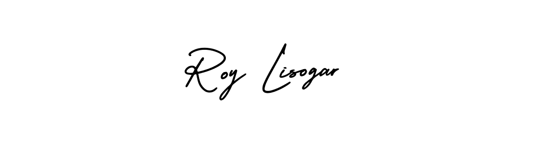 Design your own signature with our free online signature maker. With this signature software, you can create a handwritten (AmerikaSignatureDemo-Regular) signature for name Roy Lisogar. Roy Lisogar signature style 3 images and pictures png