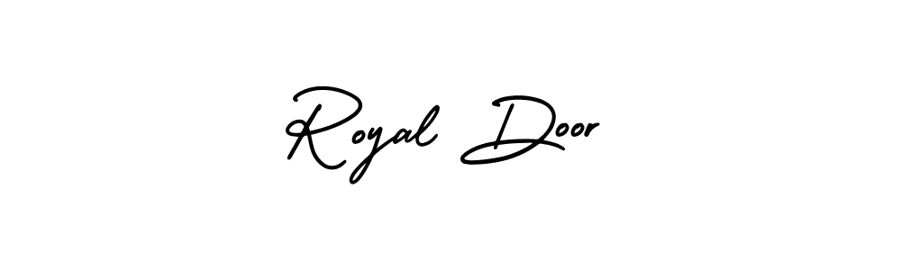 Use a signature maker to create a handwritten signature online. With this signature software, you can design (AmerikaSignatureDemo-Regular) your own signature for name Royal Door. Royal Door signature style 3 images and pictures png