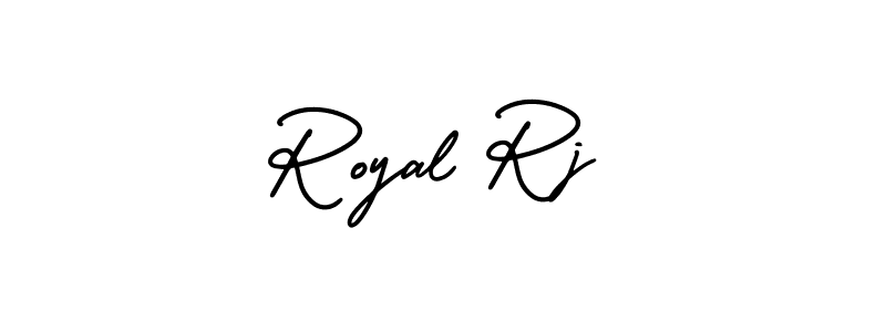 You should practise on your own different ways (AmerikaSignatureDemo-Regular) to write your name (Royal Rj) in signature. don't let someone else do it for you. Royal Rj signature style 3 images and pictures png