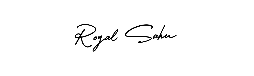 Use a signature maker to create a handwritten signature online. With this signature software, you can design (AmerikaSignatureDemo-Regular) your own signature for name Royal Sahu. Royal Sahu signature style 3 images and pictures png