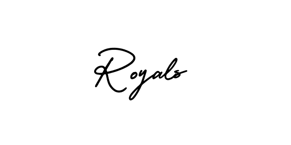 Make a short Royals signature style. Manage your documents anywhere anytime using AmerikaSignatureDemo-Regular. Create and add eSignatures, submit forms, share and send files easily. Royals signature style 3 images and pictures png