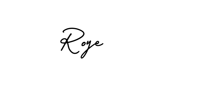 Best and Professional Signature Style for Roye   . AmerikaSignatureDemo-Regular Best Signature Style Collection. Roye    signature style 3 images and pictures png