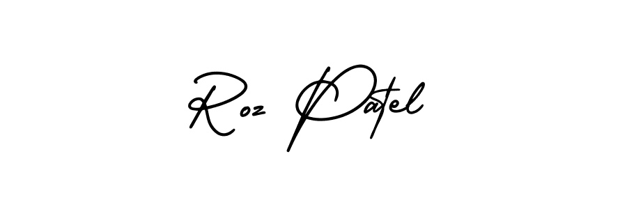 Here are the top 10 professional signature styles for the name Roz Patel. These are the best autograph styles you can use for your name. Roz Patel signature style 3 images and pictures png