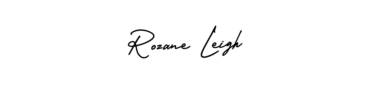 Create a beautiful signature design for name Rozane Leigh. With this signature (AmerikaSignatureDemo-Regular) fonts, you can make a handwritten signature for free. Rozane Leigh signature style 3 images and pictures png
