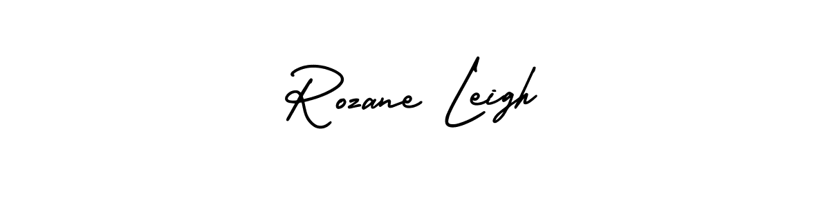 Create a beautiful signature design for name Rozane Leigh. With this signature (AmerikaSignatureDemo-Regular) fonts, you can make a handwritten signature for free. Rozane Leigh signature style 3 images and pictures png