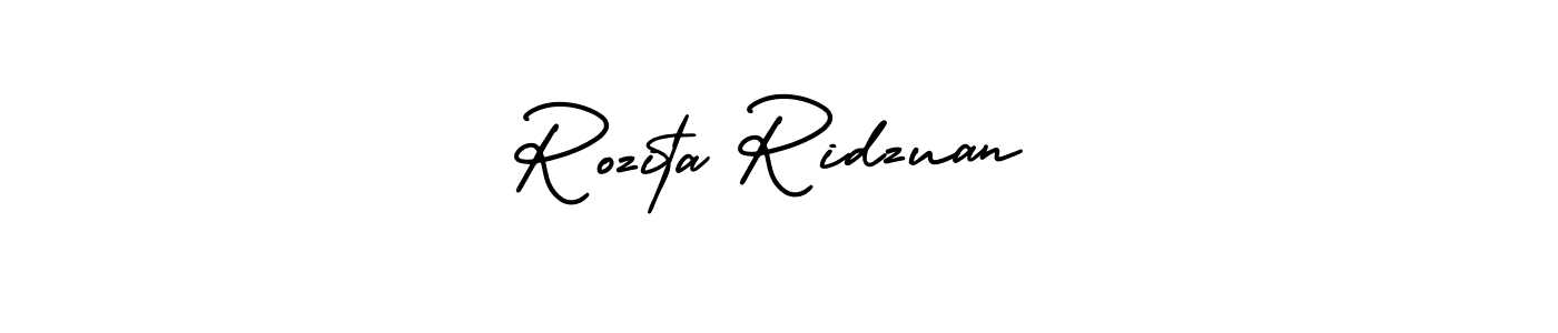 Check out images of Autograph of Rozita Ridzuan name. Actor Rozita Ridzuan Signature Style. AmerikaSignatureDemo-Regular is a professional sign style online. Rozita Ridzuan signature style 3 images and pictures png