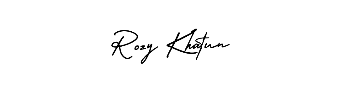 Also we have Rozy Khatun name is the best signature style. Create professional handwritten signature collection using AmerikaSignatureDemo-Regular autograph style. Rozy Khatun signature style 3 images and pictures png