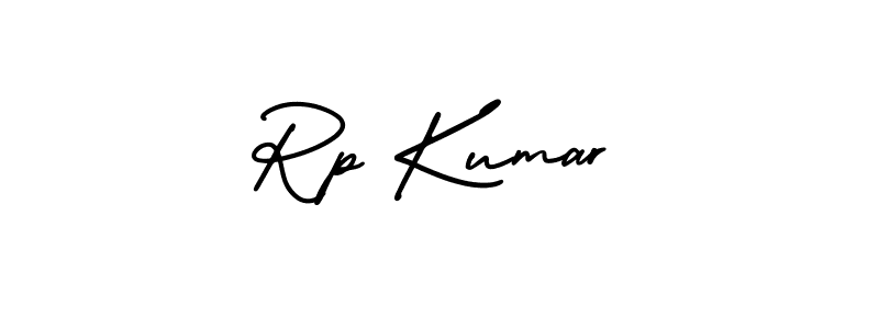 Rp Kumar stylish signature style. Best Handwritten Sign (AmerikaSignatureDemo-Regular) for my name. Handwritten Signature Collection Ideas for my name Rp Kumar. Rp Kumar signature style 3 images and pictures png