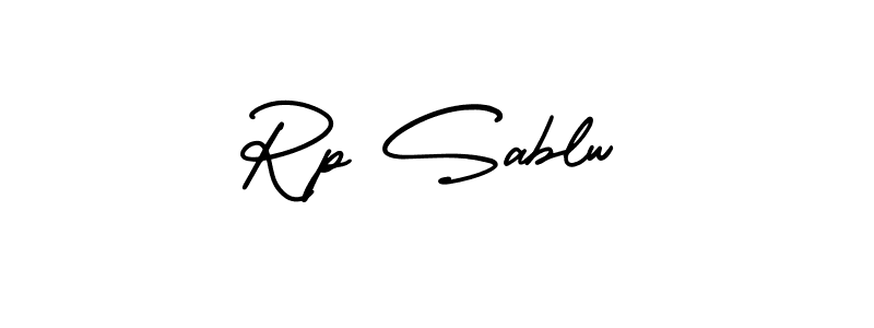 Make a beautiful signature design for name Rp Sablw. With this signature (AmerikaSignatureDemo-Regular) style, you can create a handwritten signature for free. Rp Sablw signature style 3 images and pictures png