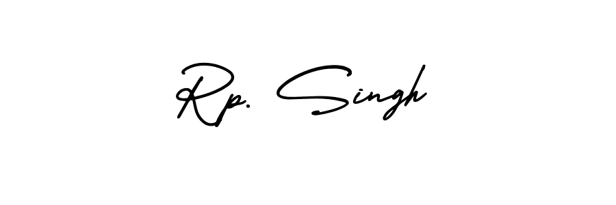 Design your own signature with our free online signature maker. With this signature software, you can create a handwritten (AmerikaSignatureDemo-Regular) signature for name Rp. Singh. Rp. Singh signature style 3 images and pictures png