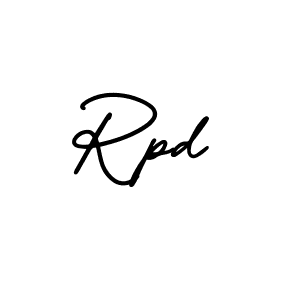 if you are searching for the best signature style for your name Rpd. so please give up your signature search. here we have designed multiple signature styles  using AmerikaSignatureDemo-Regular. Rpd signature style 3 images and pictures png