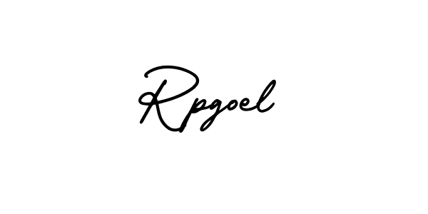 The best way (AmerikaSignatureDemo-Regular) to make a short signature is to pick only two or three words in your name. The name Rpgoel include a total of six letters. For converting this name. Rpgoel signature style 3 images and pictures png