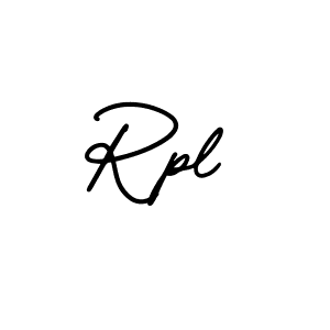 Also we have Rpl name is the best signature style. Create professional handwritten signature collection using AmerikaSignatureDemo-Regular autograph style. Rpl signature style 3 images and pictures png