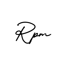 You should practise on your own different ways (AmerikaSignatureDemo-Regular) to write your name (Rpm) in signature. don't let someone else do it for you. Rpm signature style 3 images and pictures png