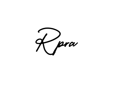 You should practise on your own different ways (AmerikaSignatureDemo-Regular) to write your name (Rpra) in signature. don't let someone else do it for you. Rpra signature style 3 images and pictures png