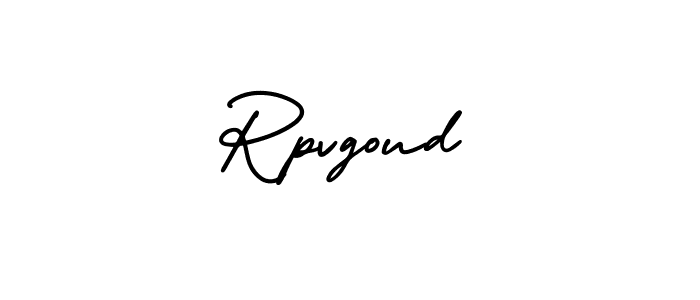 if you are searching for the best signature style for your name Rpvgoud. so please give up your signature search. here we have designed multiple signature styles  using AmerikaSignatureDemo-Regular. Rpvgoud signature style 3 images and pictures png