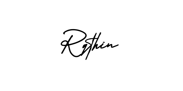 Create a beautiful signature design for name Rqthin. With this signature (AmerikaSignatureDemo-Regular) fonts, you can make a handwritten signature for free. Rqthin signature style 3 images and pictures png