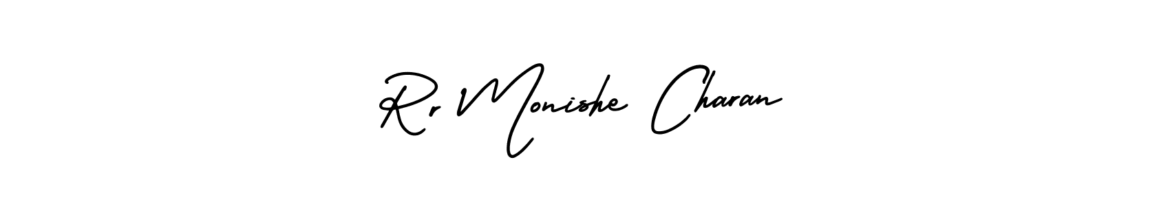 Make a beautiful signature design for name Rr Monishe Charan. Use this online signature maker to create a handwritten signature for free. Rr Monishe Charan signature style 3 images and pictures png