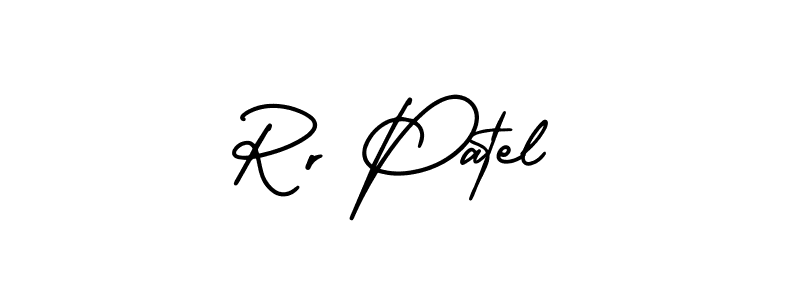 Also You can easily find your signature by using the search form. We will create Rr Patel name handwritten signature images for you free of cost using AmerikaSignatureDemo-Regular sign style. Rr Patel signature style 3 images and pictures png