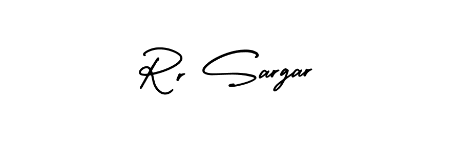 Rr Sargar stylish signature style. Best Handwritten Sign (AmerikaSignatureDemo-Regular) for my name. Handwritten Signature Collection Ideas for my name Rr Sargar. Rr Sargar signature style 3 images and pictures png