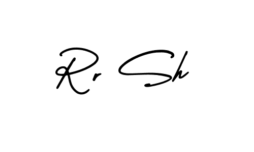 It looks lik you need a new signature style for name Rr Sh. Design unique handwritten (AmerikaSignatureDemo-Regular) signature with our free signature maker in just a few clicks. Rr Sh signature style 3 images and pictures png