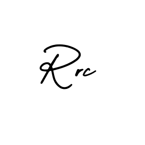 Rrc stylish signature style. Best Handwritten Sign (AmerikaSignatureDemo-Regular) for my name. Handwritten Signature Collection Ideas for my name Rrc. Rrc signature style 3 images and pictures png