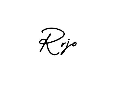 Use a signature maker to create a handwritten signature online. With this signature software, you can design (AmerikaSignatureDemo-Regular) your own signature for name Rrjo. Rrjo signature style 3 images and pictures png