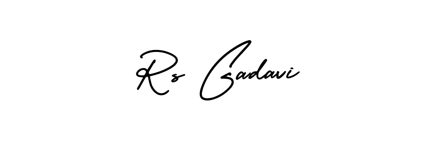 Make a beautiful signature design for name Rs Gadavi. With this signature (AmerikaSignatureDemo-Regular) style, you can create a handwritten signature for free. Rs Gadavi signature style 3 images and pictures png