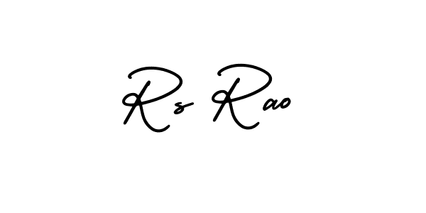 Check out images of Autograph of Rs Rao name. Actor Rs Rao Signature Style. AmerikaSignatureDemo-Regular is a professional sign style online. Rs Rao signature style 3 images and pictures png