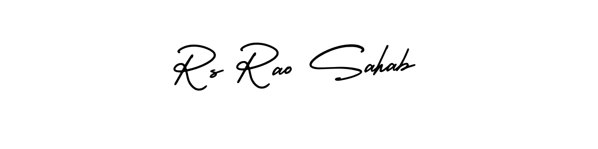 Make a short Rs Rao Sahab signature style. Manage your documents anywhere anytime using AmerikaSignatureDemo-Regular. Create and add eSignatures, submit forms, share and send files easily. Rs Rao Sahab signature style 3 images and pictures png