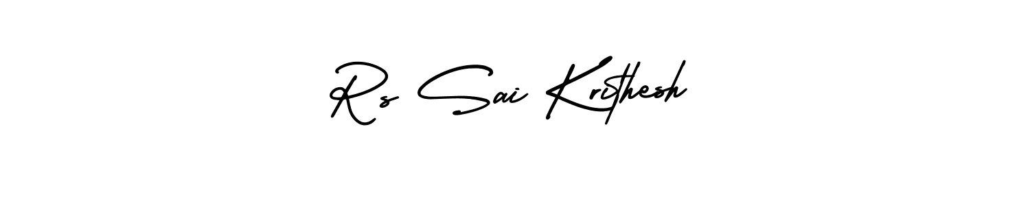 Create a beautiful signature design for name Rs Sai Krithesh. With this signature (AmerikaSignatureDemo-Regular) fonts, you can make a handwritten signature for free. Rs Sai Krithesh signature style 3 images and pictures png