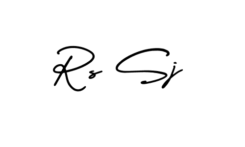 Also You can easily find your signature by using the search form. We will create Rs Sj name handwritten signature images for you free of cost using AmerikaSignatureDemo-Regular sign style. Rs Sj signature style 3 images and pictures png