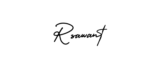 if you are searching for the best signature style for your name Rsawant. so please give up your signature search. here we have designed multiple signature styles  using AmerikaSignatureDemo-Regular. Rsawant signature style 3 images and pictures png