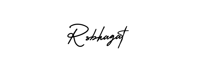 Use a signature maker to create a handwritten signature online. With this signature software, you can design (AmerikaSignatureDemo-Regular) your own signature for name Rsbhagat. Rsbhagat signature style 3 images and pictures png