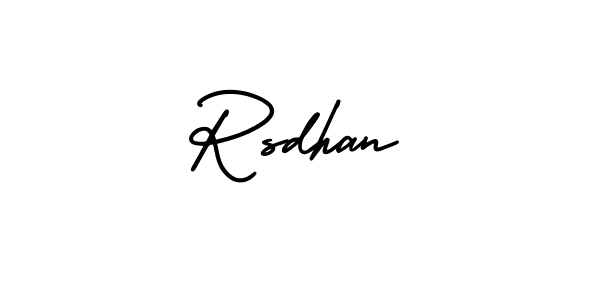 Best and Professional Signature Style for Rsdhan. AmerikaSignatureDemo-Regular Best Signature Style Collection. Rsdhan signature style 3 images and pictures png