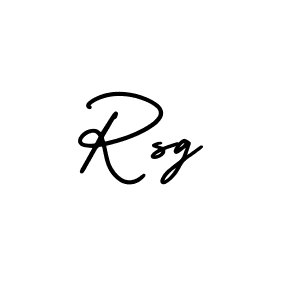 Design your own signature with our free online signature maker. With this signature software, you can create a handwritten (AmerikaSignatureDemo-Regular) signature for name Rsg. Rsg signature style 3 images and pictures png