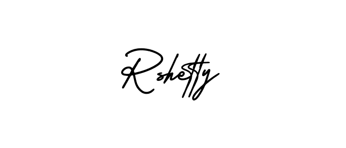 AmerikaSignatureDemo-Regular is a professional signature style that is perfect for those who want to add a touch of class to their signature. It is also a great choice for those who want to make their signature more unique. Get Rshetty name to fancy signature for free. Rshetty signature style 3 images and pictures png