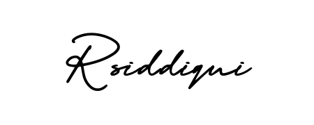 Style your name Rsiddiqui with confidence using AmerikaSignatureDemo-Regular signature design. Simple, elegant, and ready for immediate document use. Rsiddiqui signature style 3 images and pictures png