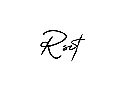 It looks lik you need a new signature style for name Rsit. Design unique handwritten (AmerikaSignatureDemo-Regular) signature with our free signature maker in just a few clicks. Rsit signature style 3 images and pictures png