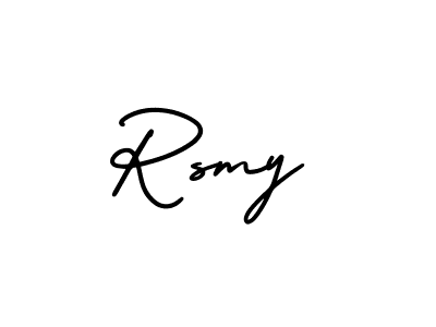 You can use this online signature creator to create a handwritten signature for the name Rsmy. This is the best online autograph maker. Rsmy signature style 3 images and pictures png